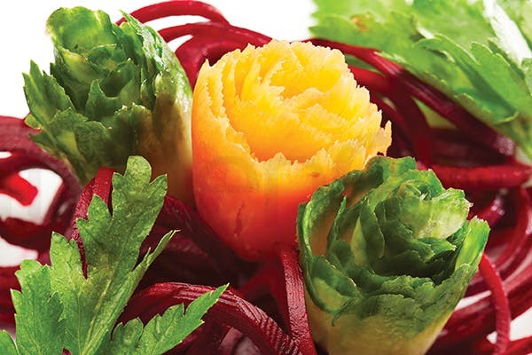 KitchenCraft Three-in-One Garnish Maker KCCARTWIRL