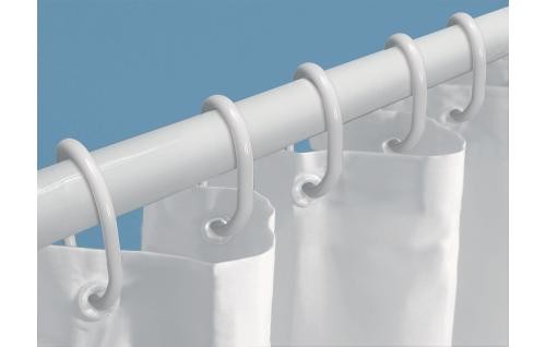 Kleine Wolke shower curtain hook White 12Pcs Per Pack - Home & Beyond