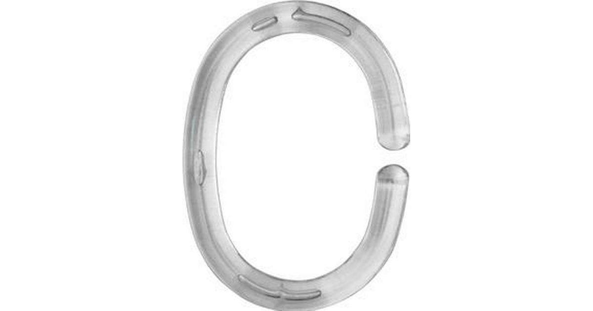Kleine Wolke shower curtain Rings Transparent 12Pcs Per Pack - Home & Beyond