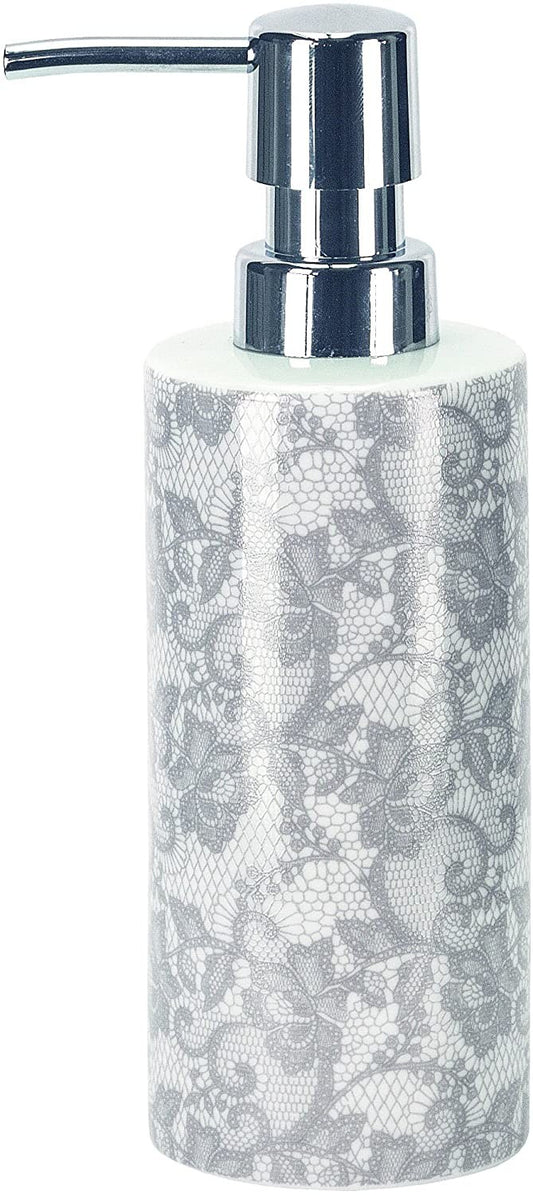 Kleine Wolke Spitze Porcelain Soap Dispenser Silver - Home & Beyond