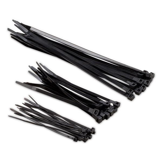 Kreator Cable Ties Black 2,5X100Mm (25) 4,8X120Mm (25) 4,8X190Mm (25) Krt556014