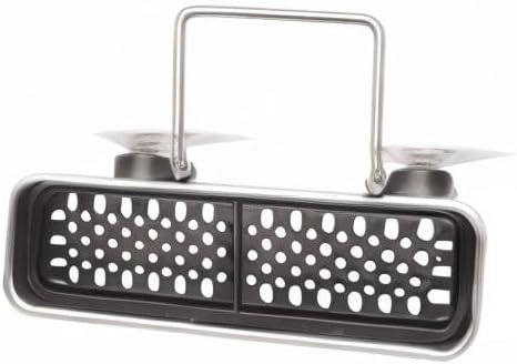 Simplehuman Slim Sink Caddy Sponge Holder, Brushed Stainless Steel, Silver