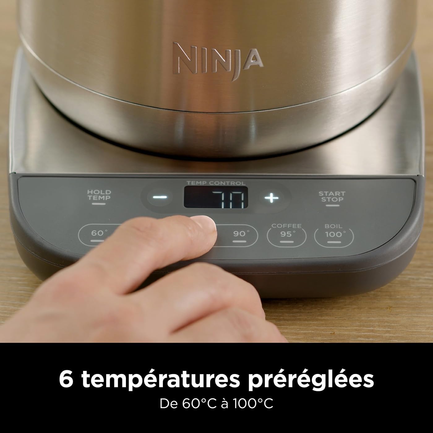 Ninja Kettle 1.7 L 3000w Stainless Steel