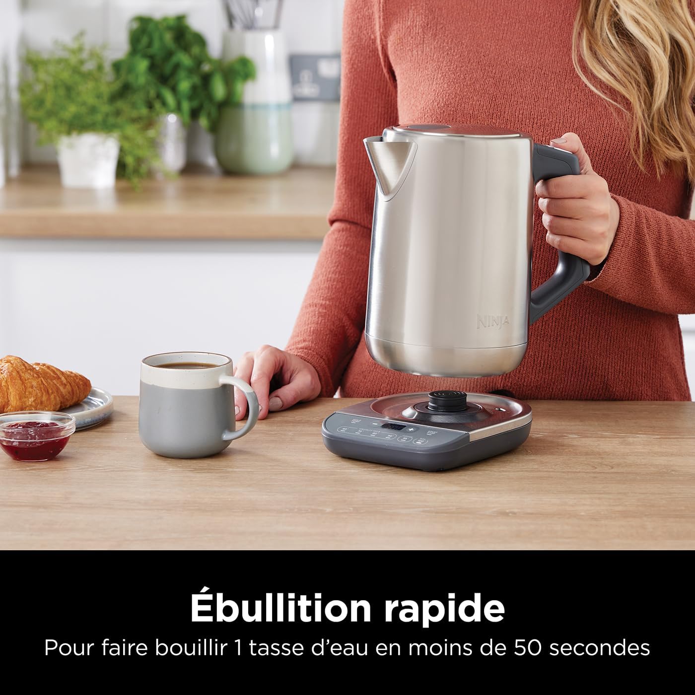 Ninja Kettle 1.7 L 3000w Stainless Steel
