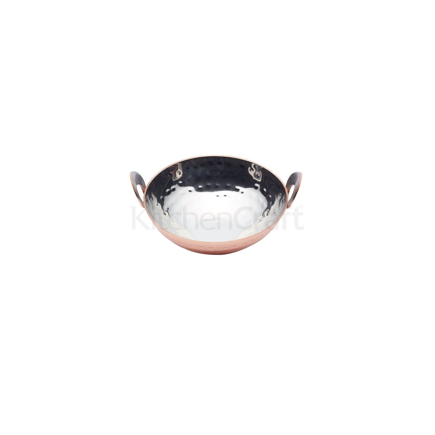 KitchenCraft - Artesà Copper Finish Mini Kadai Serving Dish ARTMINIKADCOP