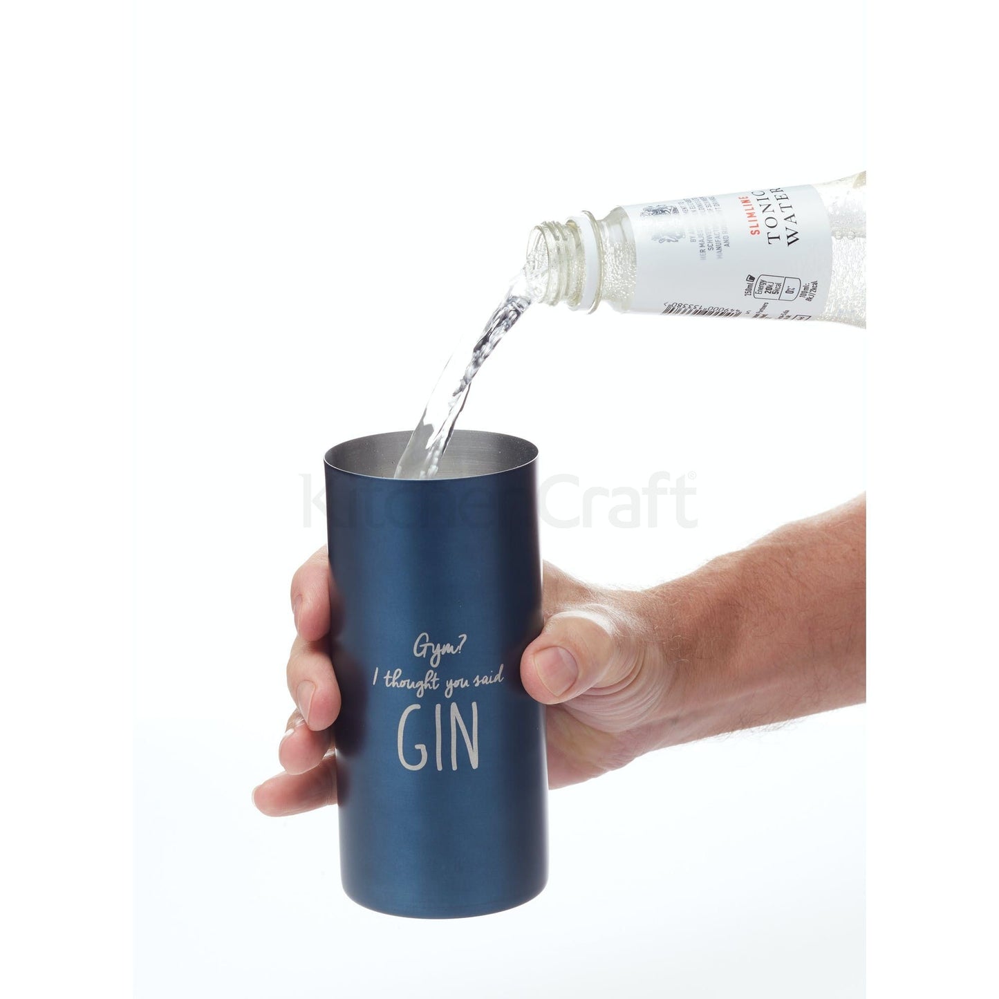 KitchenCraft BarCraft 500 ml Stainless Steel Tumblers BCMUGMETDISP12