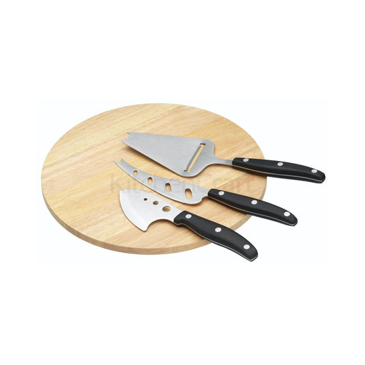KitchenCraft Cheese Serving Set With Board and 3 Cheese Servers KCCBSET - Home & Beyond