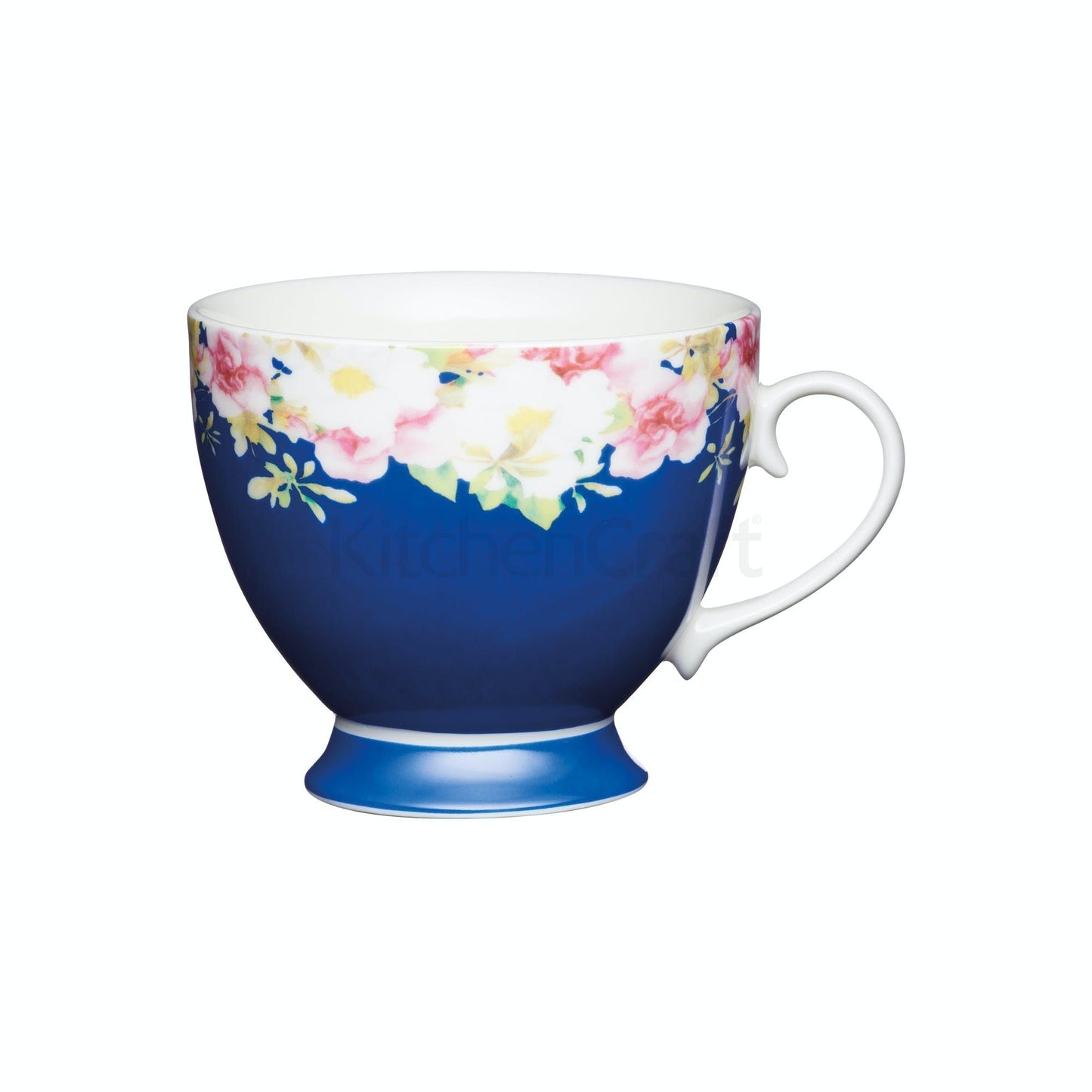 KitchenCraft China Blue Border Mug KCMFTD04