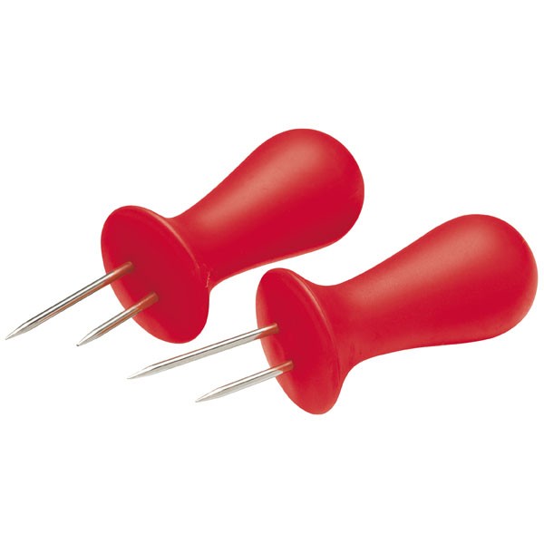KitchenCraft Colourworks Corn on The Cob Holders, Assorted Colours CWSILCORNDISP - Home & Beyond