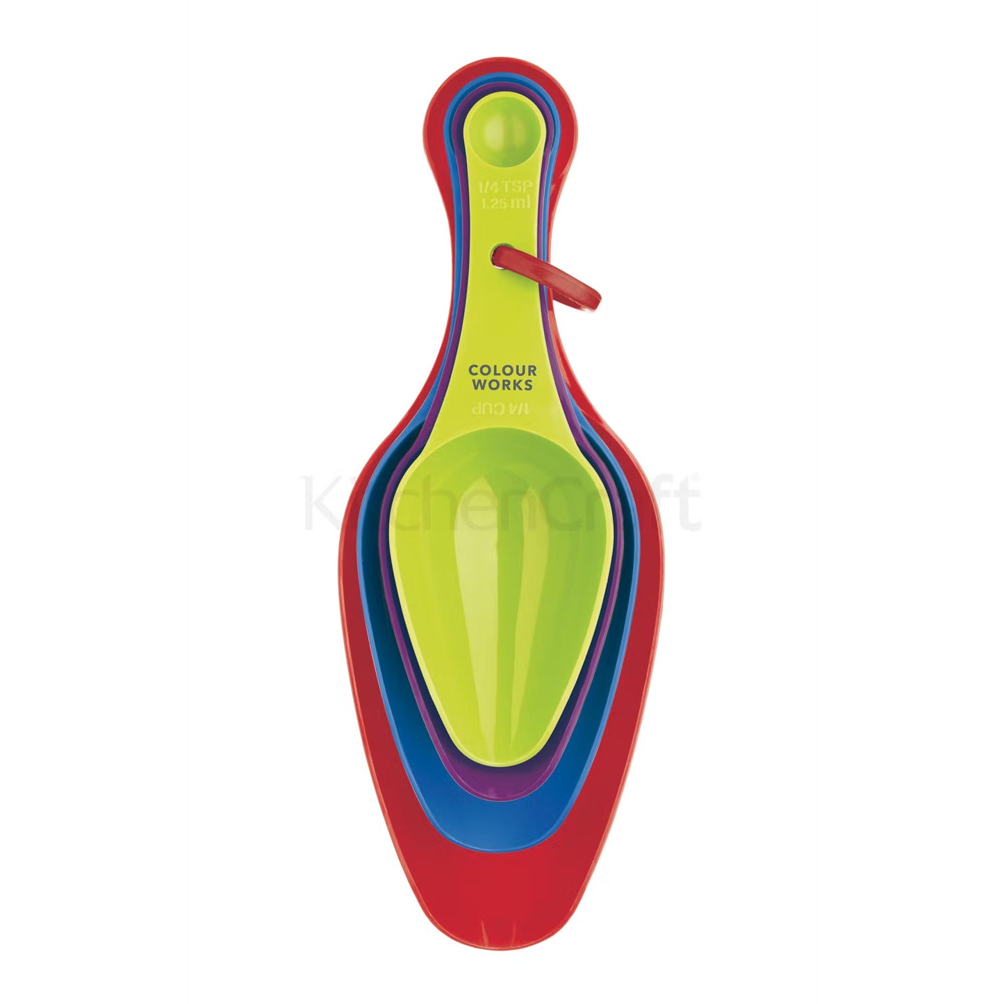 KitchenCraft Colourworks Measuring Scoop Sets CWMSCOOPDISP12