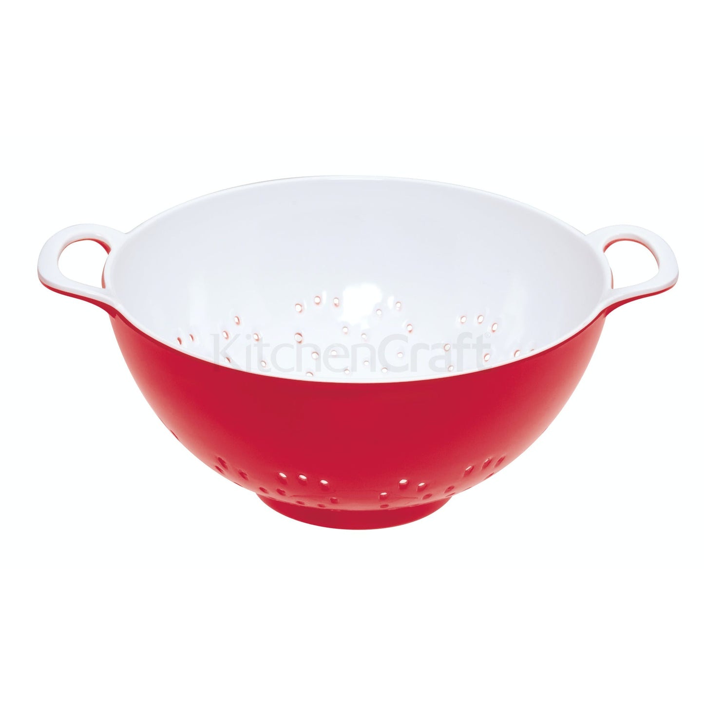 KitchenCraft Colourworks Small Red Melamine Colander CWMCOLSMLRED - Home & Beyond