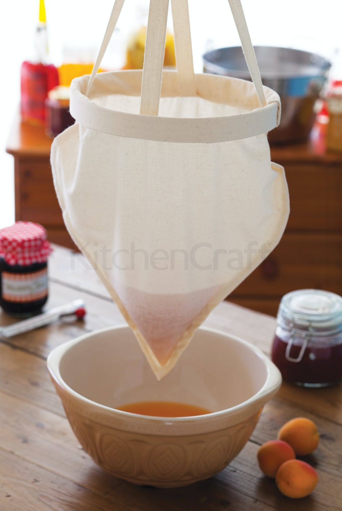 KitchenCraft Home Made Cotton Straining Bag KCJELLY