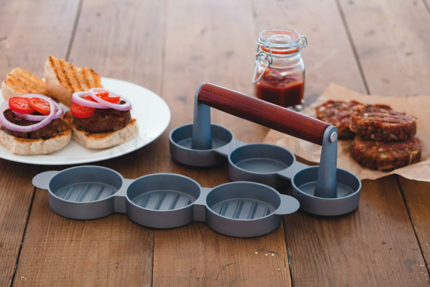 KitchenCraft Home Made Mini Burger Press KCHMMINIPRESS