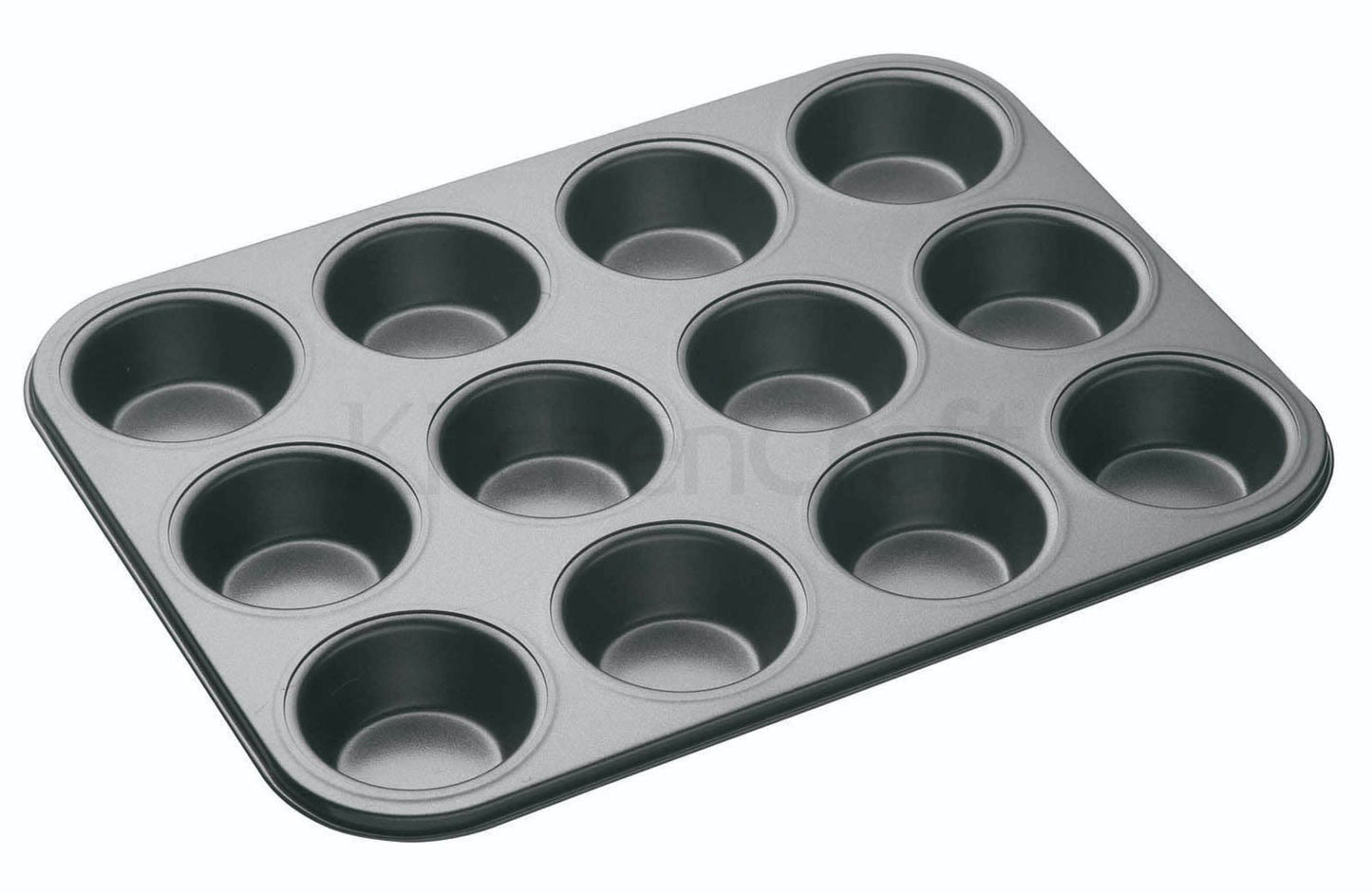 KitchenCraft MC Nonstick 12 Hole Deep Baking Pan KCMCHB7
