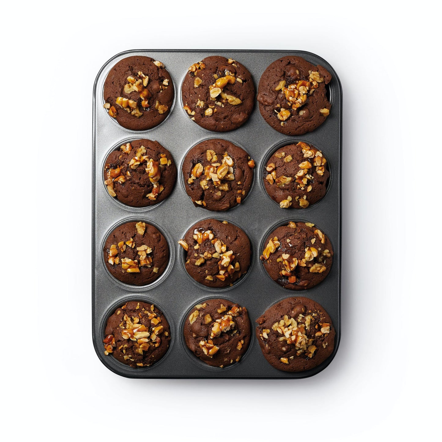 KitchenCraft MC Nonstick 12 Hole Deep Baking Pan KCMCHB7