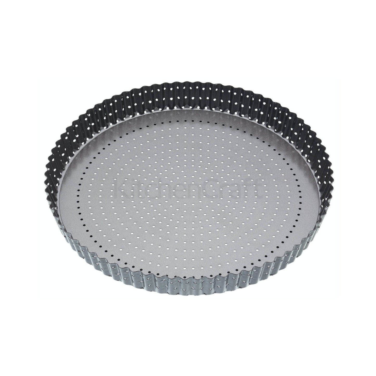 KitchenCraft MasterClass Crusty Bake Non-stick Fluted Round 30cm Quiche Tin KCMCCB40 - Home & Beyond