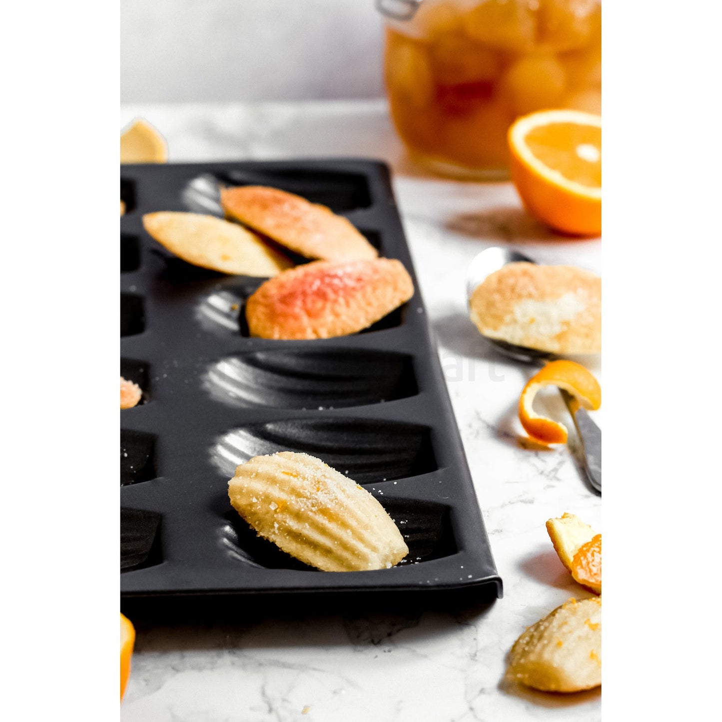 KitchenCraft MasterClass Non-Stick 12 Hole Madeleine Pan KCMCHB66