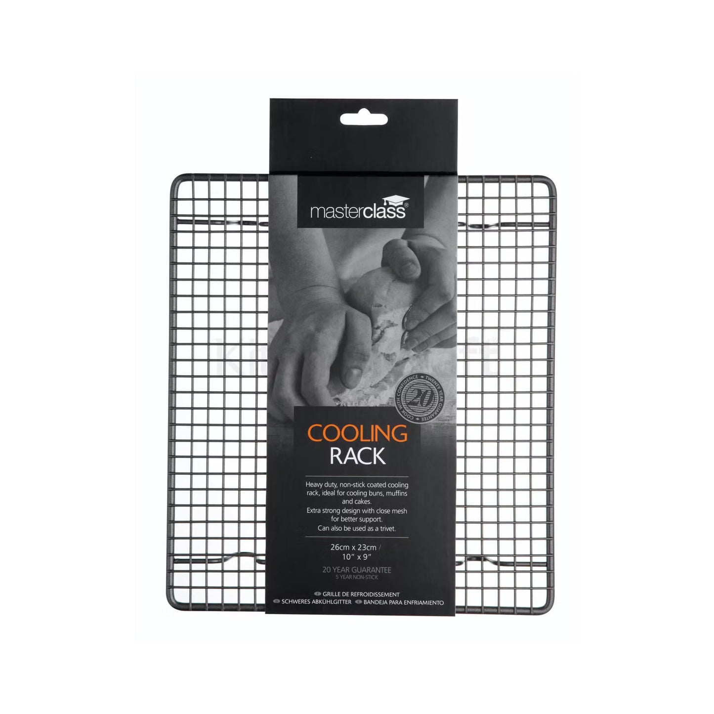 KITCHENCRAFT MASTERCLASS NON-STICK 23CM X 26CM COOLING TRAY KCMCCAKE26