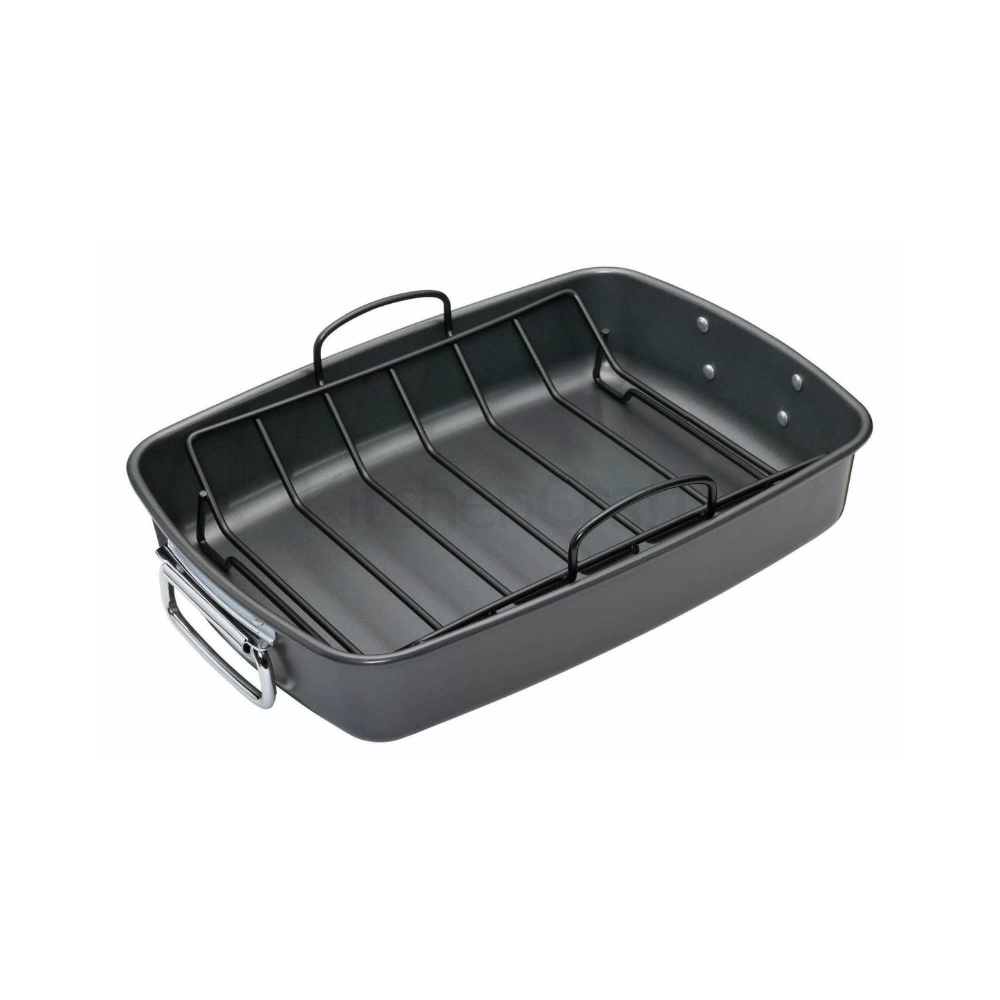 KitchenCraft MasterClass Non-Stick Roasting Pan with Rack - Home & Beyond