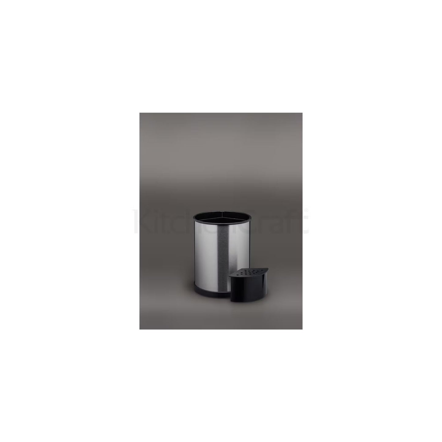 KitchenCraft MasterClass Rotating Stainless Steel Finish Utensil Holder MCCADDYSS