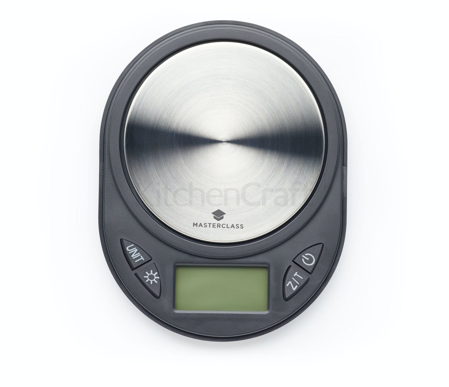 KitchenCraft MasterClass Smart Space Electric Stainless Steel Kitchen Weighing Scales MCSPSSCALE