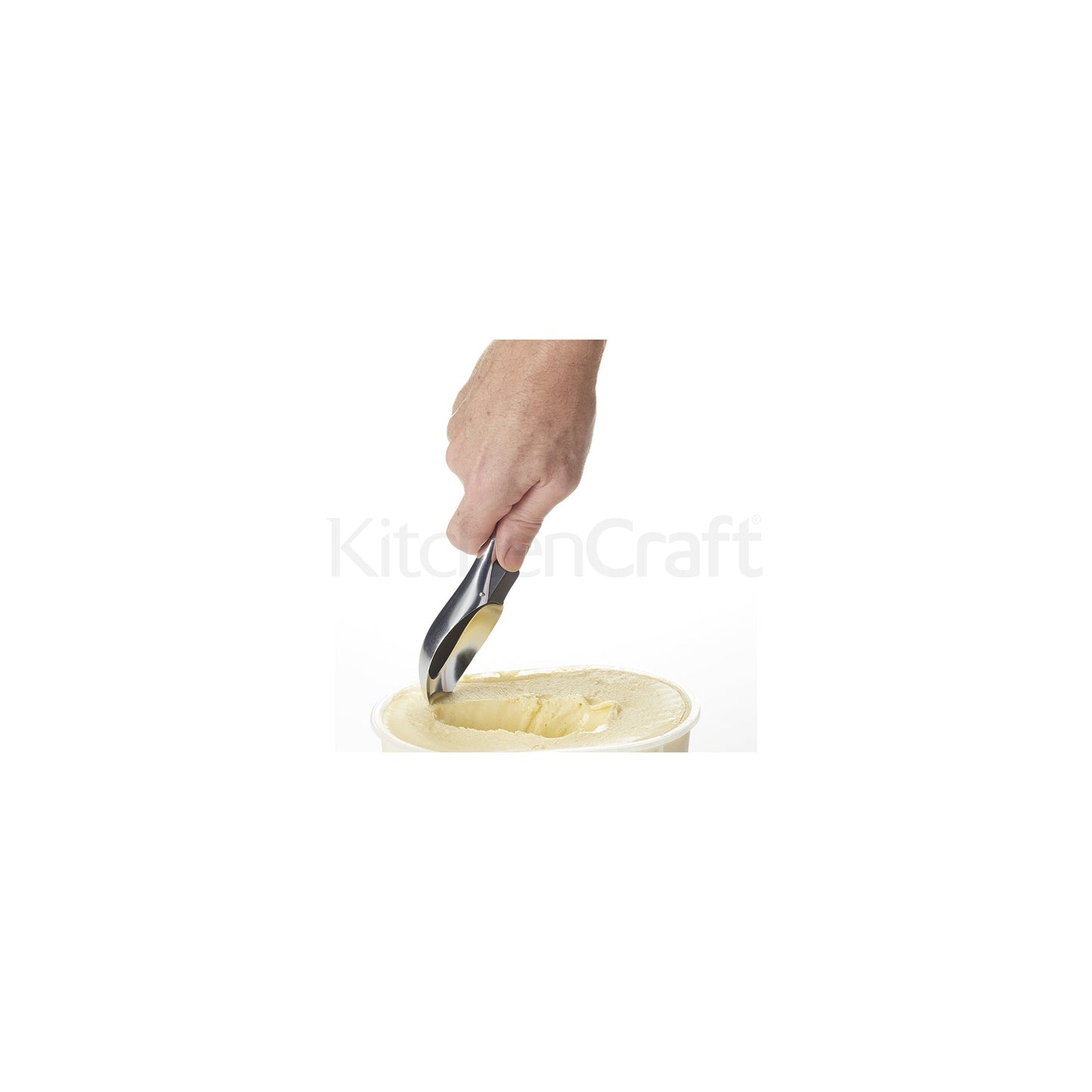 KitchenCraft MasterClass Stainless Steel Easy Release Ice Cream Scoop MCICS - Home & Beyond