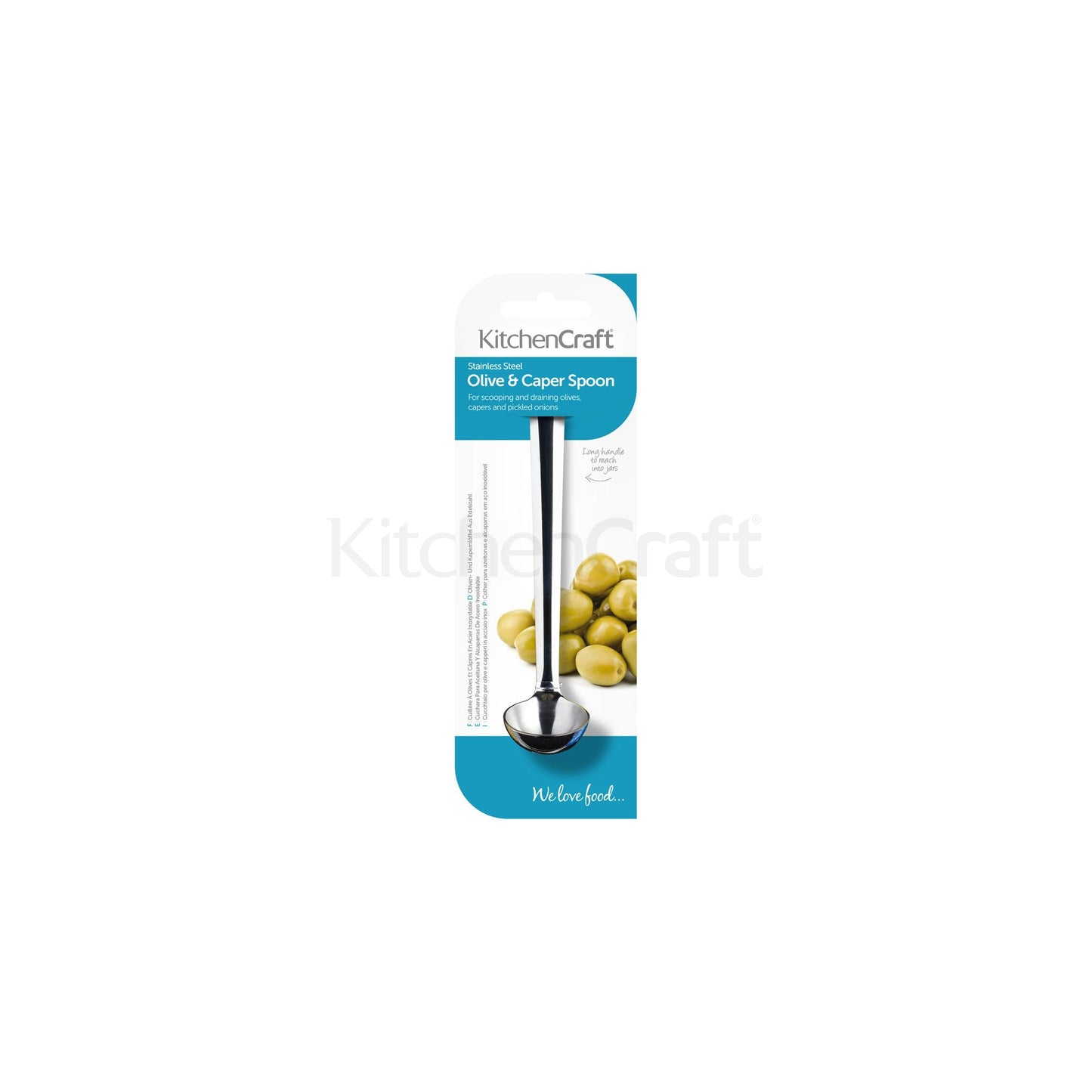 KitchenCraft Stainless Steel Draining Spoon KCCAPER - Home & Beyond