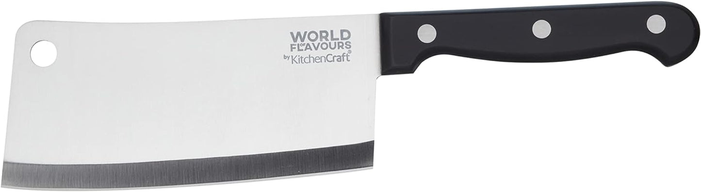 KitchenCraft World of Flavours Oriental 15cm Cleaver KCPOCLEAVER