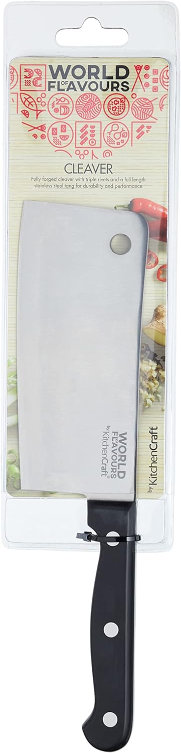 KitchenCraft World of Flavours Oriental 15cm Cleaver KCPOCLEAVER