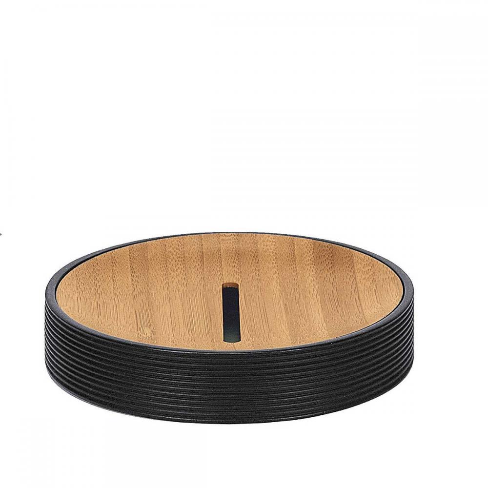 Kleine Wolke Kyoto Soap Dish Black - Home & Beyond