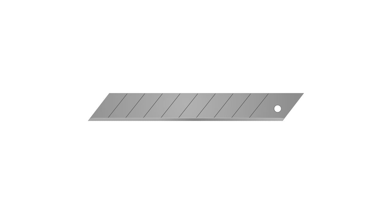 Kreator Replacement Straight Blades Snap Off 9Mm 10Pcs Krt000403