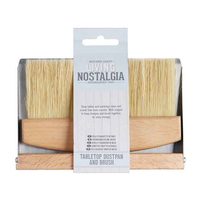 KitchenCraft Living Nostalgia Tabletop Dustpan & Brush