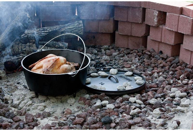 LODGE Deep Camp Dutch Oven 9.46 Lit L14DCO3