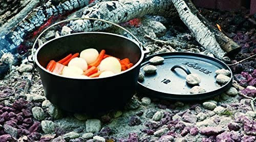 LODGE Deep Camp Dutch Oven, 8 Quart L12DC03