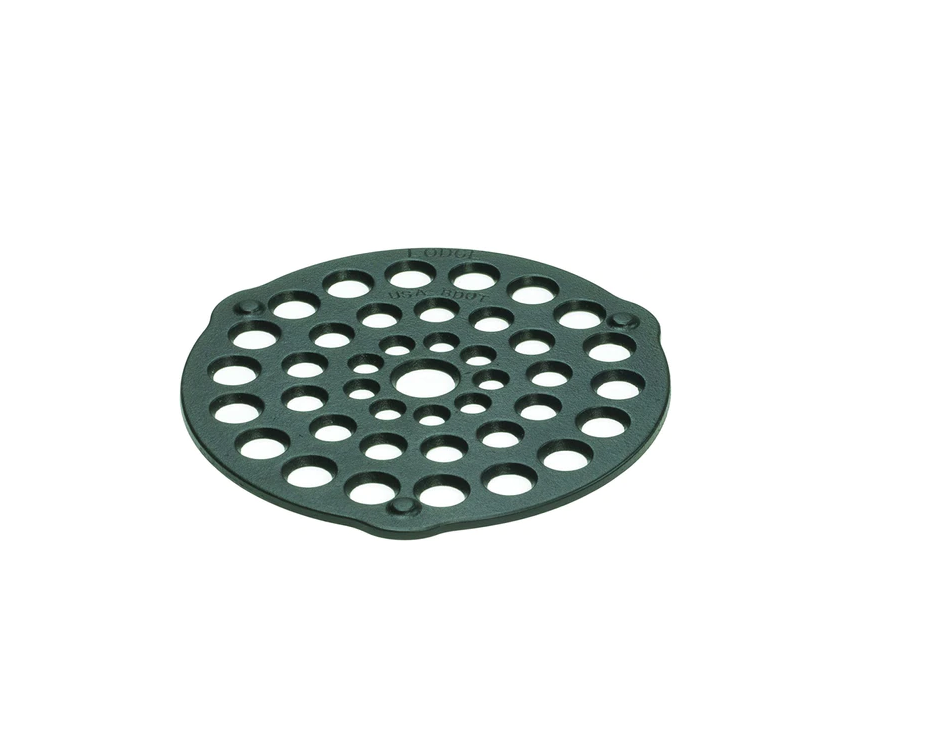 Lodge 8-Inch Pre-Seasoned Cast-Iron Meat Rack/Trivet (Black) L8DOT3