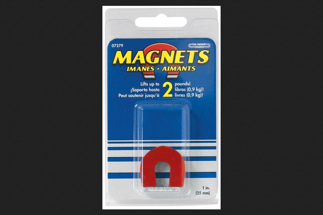 Master Magnetics RED Horseshoe Magnet