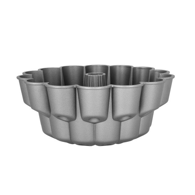 KitchenCraft MasterClass Non-Stick Cast Aluminium Decorative Cake Tin, Tiered