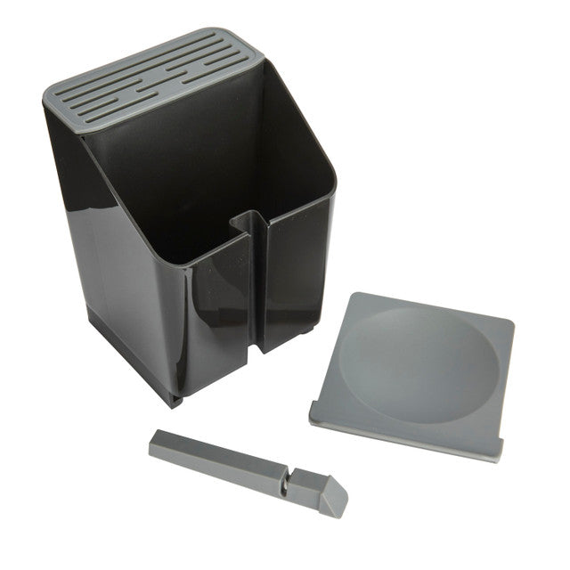KitchenCraft MasterClass Smart Space 4-in-1 Utensils / Knife Block