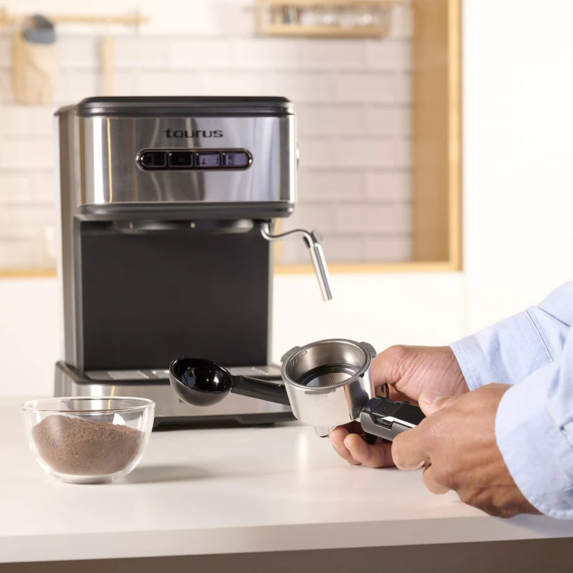 TAURUS EXPRESSO COFFEE MAKER 850W 2CUPS STAINLESS STEEL