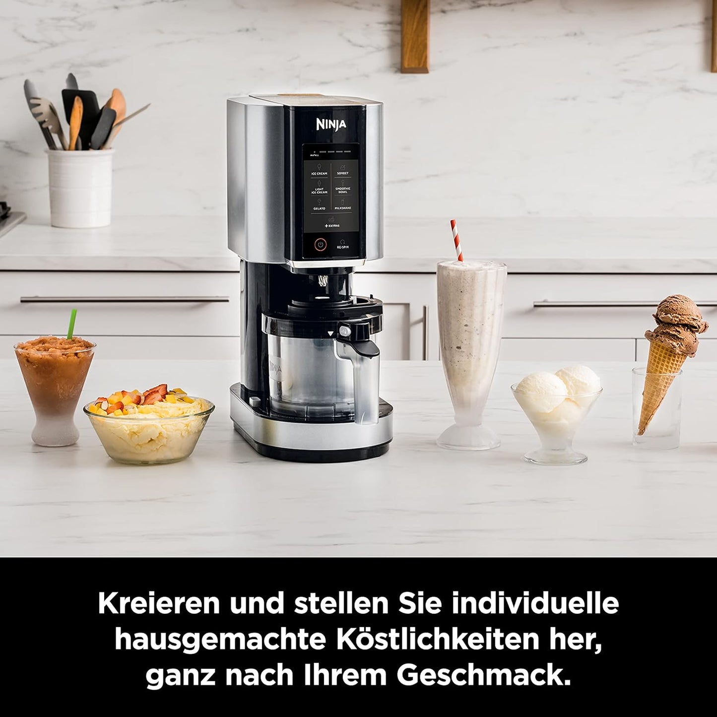 Ninja Ice Cream Maker with (2) Pint Containers & Lids