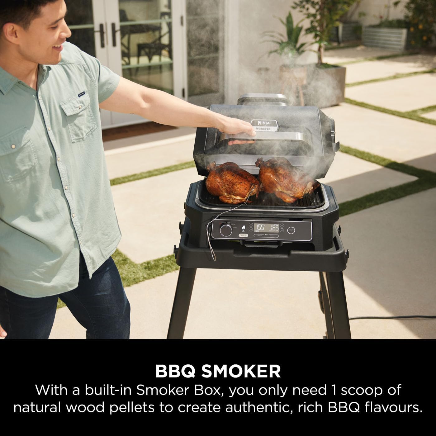 Ninja Woodfire Pro XL Electric BBQ Grill & Smoker