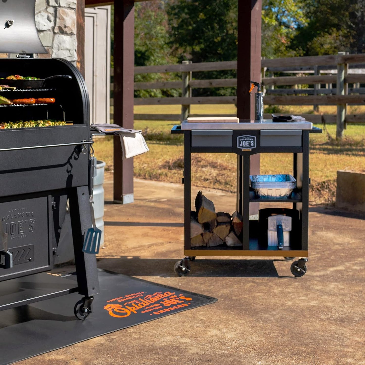 Oklahoma Joe’s® Workstation Prep & Storage Cart