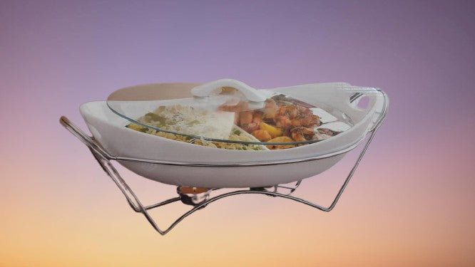 Onemore Divided Ovel Buffet Server 132.249
