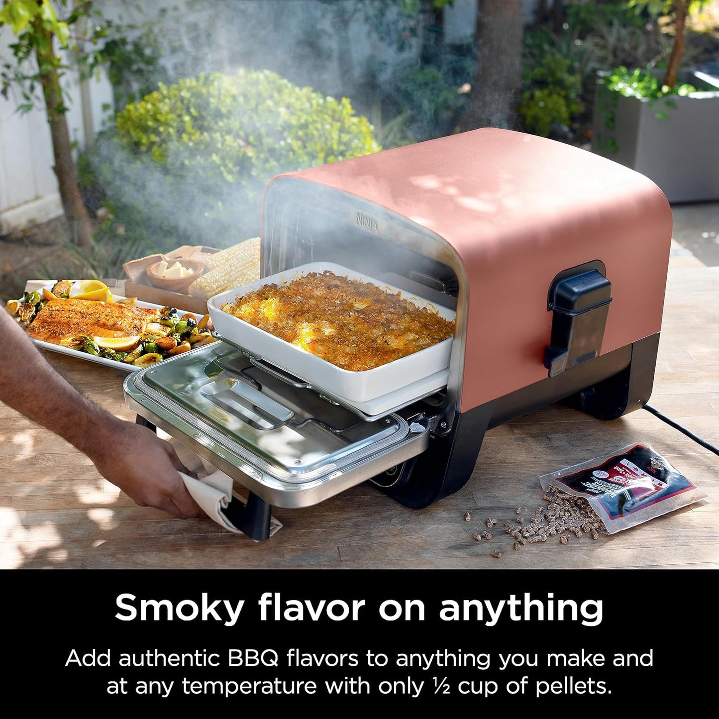 Ninja Woodfire 8-in-1 Electric Outdoor Pizza Oven