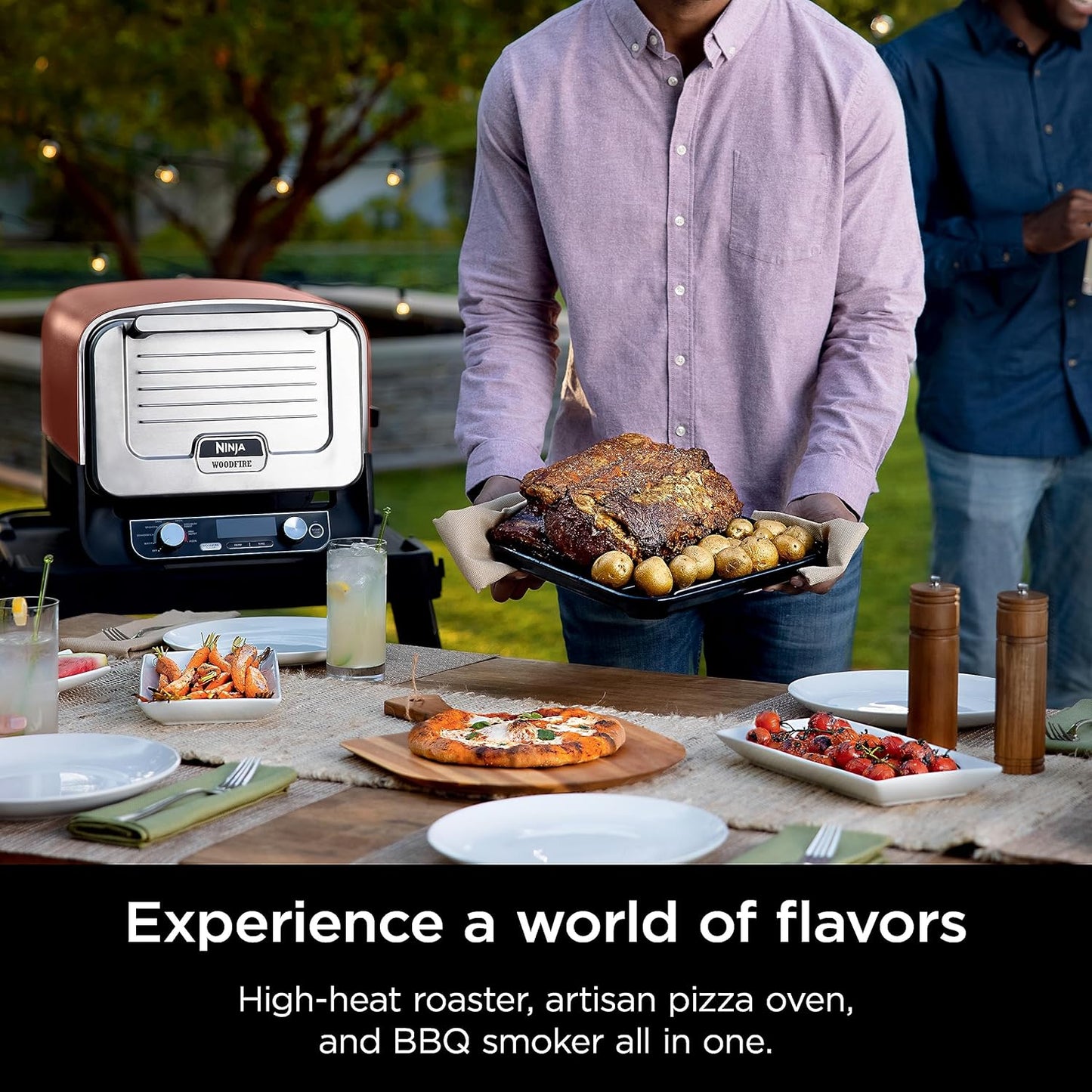Ninja Woodfire 8-in-1 Electric Outdoor Pizza Oven