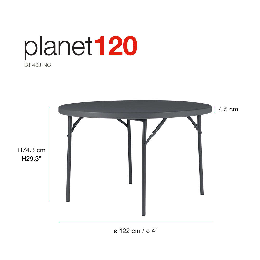 New Zown Planet120 Foldable Round Table