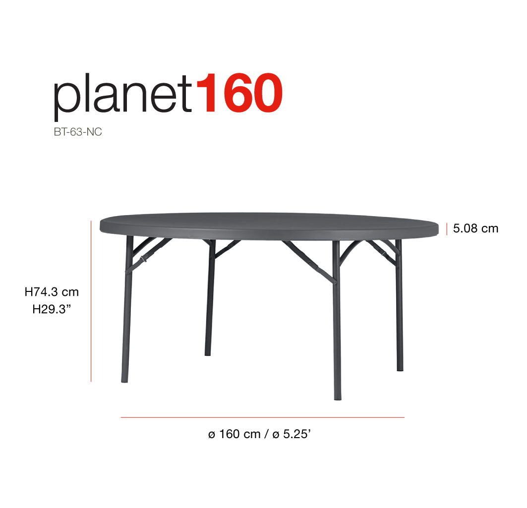 New Zown Planet160 Foldable Round Table