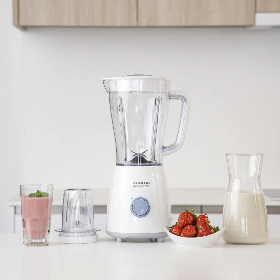 TAURUS BLENDER 500W2 SPEEDS TURBO PLASTIC JAR