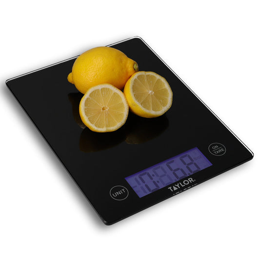 KitchenCraft Taylor Digital Dual Glass Kitchen Scale, 5kg / 5000ml, Black