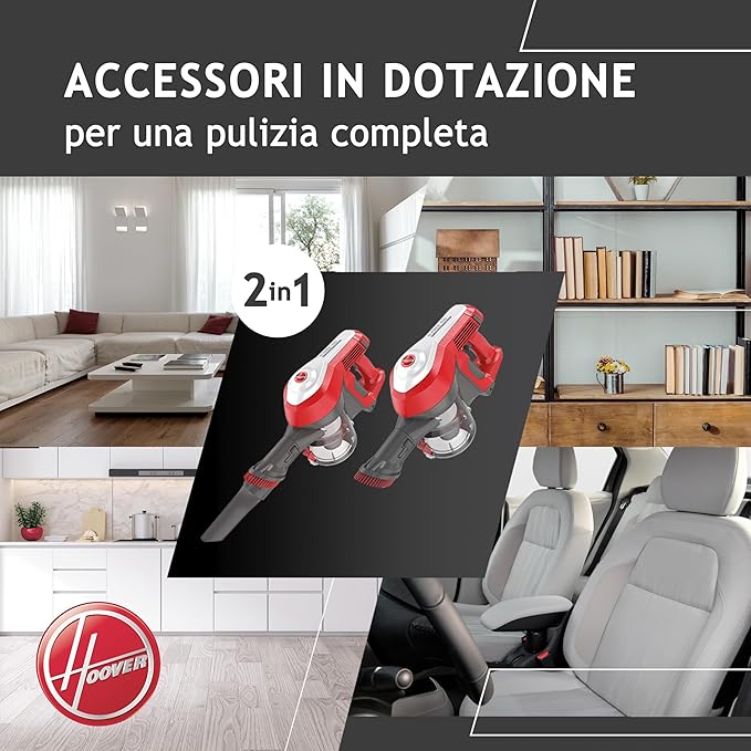 Hoover Cordless Stick Vacuum Cleaner, Cyclonic System
